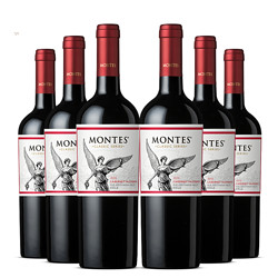 MONTES 蒙特斯 智利原瓶进口红酒 蒙特斯montes经典系列750ml 赤霞珠红葡萄酒整箱装