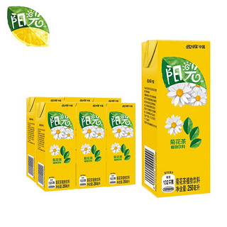 Fanta 芬达 可口可乐 Coca-Cola 阳光菊花茶 茶饮料 纸包250ml*6盒 6连包 可口可乐公司出品 新老包装随机发货