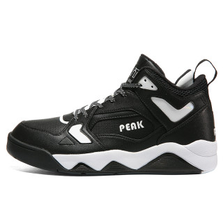 peak匹克男子篮球鞋db930901黑白42