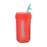 HOLOHOLO 塑料杯 450ml 西瓜红