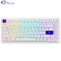 Akko 艾酷 PC75B Plus 克莱因蓝 三模机械键盘 75键 TTC聚光镜金粉轴