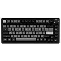Akko 艾酷 PC75B Plus 黑银 三模机械键盘 75键 CS黑冻黑轴