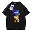 NASA SOLAR 男士圆领短袖T恤 202204062141 8017款 黑色 5XL