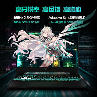 ASUS 华硕 天选3 第12代英特尔酷睿i7 高性能电竞高端游戏本笔记本电脑 日蚀灰i7-12700H