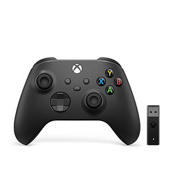 Microsoft 微软 Xbox One S 无线控制器+二代Win10无线适配器 磨砂黑
