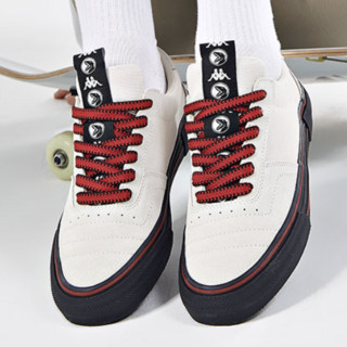 Kappa 卡帕 COPPOLELLA 联名款 中性运动板鞋 KPCBGCS82C2-012 韩国白/锈红色/黑色 37