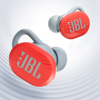 JBL 杰宝 RACE 入耳式真无线动圈蓝牙耳机 红色