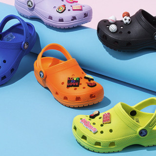 crocs 卡骆驰 206991-4JL 儿童凉鞋 青花瓷蓝 30码