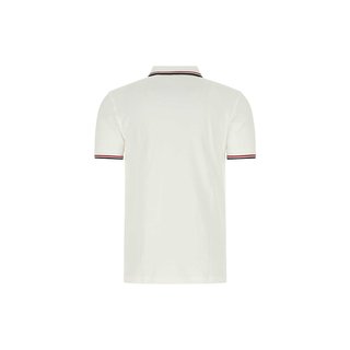 FRED PERRY 佛莱德·派瑞 男士短袖POLO衫 M3600748 白色 M