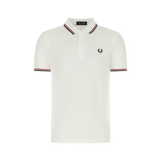 FRED PERRY 佛莱德·派瑞 男士短袖POLO衫 M3600748 白色 M