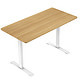Loctek 乐歌 电动升降桌（桌板 1200×600mm 胡桃木色 +升降桌腿标准款 黑色）