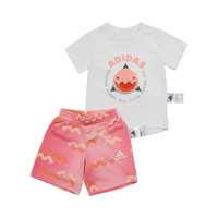adidas 阿迪达斯 IN F TEE SHO SE 女童短袖套装 GP0360