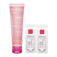 BIODERMA 贝德玛 舒妍多效洁肤液10ml*2+舒妍洁肤凝胶45ml+回购券