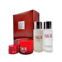 SK-II 护肤套装4件套（神仙水30ml+面霜15g+眼霜2.5g+清莹露30ml）