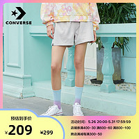 CONVERSE 匡威 官方 Renew系列休闲运动裤女夏季松紧腰短裤10023910