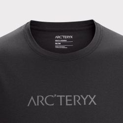 ARC'TERYX 始祖鸟 REMIGE WORD  轻量透气 男子 速干短袖T恤 Black Heather/黑灰色 M