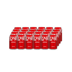 Coca-Cola 可口可乐 经典原味 碳酸饮料汽水  330ml *24普罐整箱