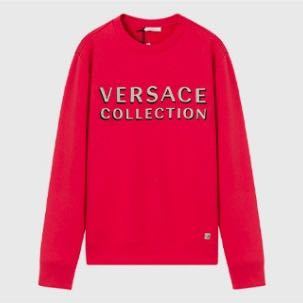 黑卡会员：VERSACE 范思哲 男士LOGO长袖卫衣 V800821Z VJ00358