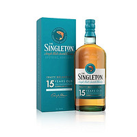 THE SINGLETON 苏格登 15年达夫镇  单一麦芽威士忌洋酒 700ml盒装