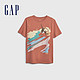 Gap 盖璞 男童印花短袖T恤