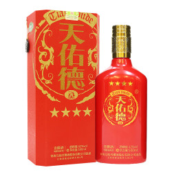 tianyoude天佑德青稞酒42度红四星500ml单瓶