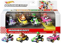 风火轮 Mario Kart 4件套玩具车 #1