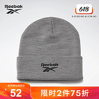 Reebok 锐步 官方2021冬季新款男女GH0427舒适保暖运动训练帽子