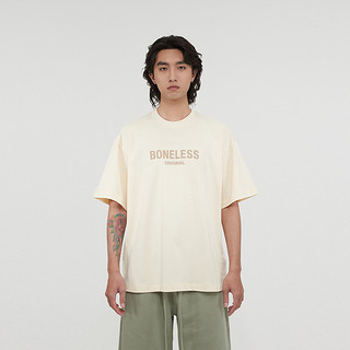 BONELESS K1257 男士袖纯棉T恤