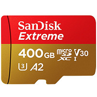 SanDisk 闪迪 至尊极速移动系列 MicroSD存储卡 400GB（UHS-I、V30、U3、A2）