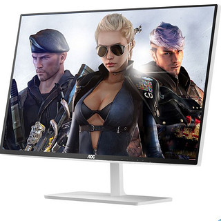 AOC 冠捷 31.5英寸 2K IPS技术 10bit面板 广视角 FreeSync ΔE3 低蓝光不闪屏高分电脑显示器 Q3279VWFD8/WS