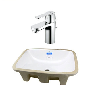 GROHE 高仪 普洛洁+吉特系列 39317000+2345400C 陶瓷面盆+面盆龙头