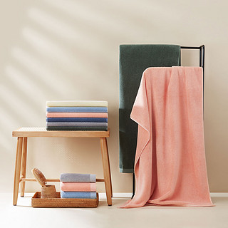 daily elements 日常元素 小米有品 毛巾 34*76cm 110g 灰蓝色