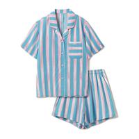 Bananain 蕉内 女士家居服套装 BH511C-VDT 条纹款 樱青 L