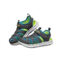 SKECHERS 斯凯奇 C-FLEX SANDAL II 男童凉鞋 400041L/CCBL 炭灰色/蓝色 28.5码