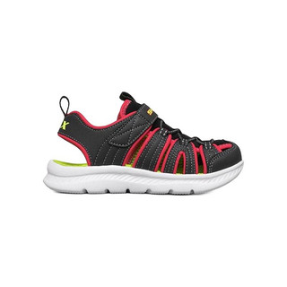 SKECHERS 斯凯奇 C-FLEX SANDAL II 男童凉鞋 400041L/BKRD 黑色/红色 33.5码