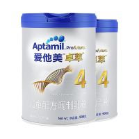 Aptamil 爱他美 卓萃爱他美儿童奶粉4段900g(白金版)3-6岁配方牛奶粉*2罐