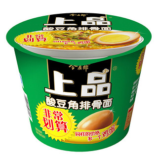 今麦郎 上品 酸豆角排骨面 144g*12桶