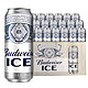 88VIP：Budweiser 百威 冰啤 500ml*18听