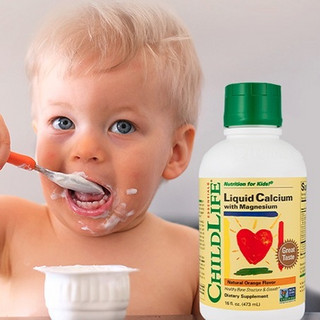 CHILDLIFE 婴幼儿钙镁锌营养液 香橙味 473ml*2瓶