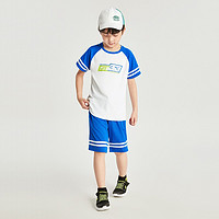 SKECHERS 斯凯奇 儿童篮球套装+儿童速干衣+儿童短袖T恤