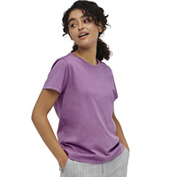 UNIQLO 优衣库 SUPIMA COTTON 女士圆领短袖T恤 444527 蓝紫色 S