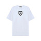 巴黎世家 女士短袖T恤白色Scissors艺术画 651795 TKV77 9040