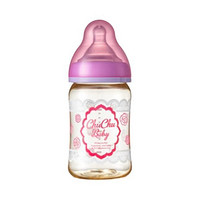 88VIP：CHUCHU BABY 啾啾 宝宝PPSU奶瓶 160ml 粉红色 0-6月