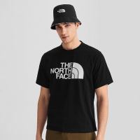 北面 TheNorthFace北面短袖T恤男22春夏户外舒适棉质印花休闲T恤半袖 5JZS/JK3 黑色 XL
