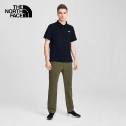 THE NORTH FACE 北面 TheNorthFace北面短袖T恤男经典户外休闲舒适短袖POLO衫5B1O/RG1 蓝色 XXL