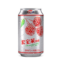 宏宝莱 碳酸饮料荔枝味汽水330mlx24罐经典口味东北汽水