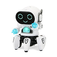 贝利雅 跳舞机器人儿童玩具 六爪鱼机器人科技 白色干电池版