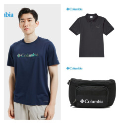 Columbia 哥伦比亚 Polo*1+户外T恤*1+便捷腰包*1