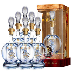 西凤酒 52度高度白酒绵柔凤香型酒海窖龄20年500ml*6瓶整箱装