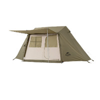 Naturehike 挪客户外 Village 5.0 屋脊帐篷 NH21ZP009 徒步绿 210*470*190cm 3-4人